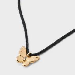 Butterfly Cord And Ear Pendant Necklace Set 2pc - Wild Fable™ Gold -Wild Fable GUEST 00434bc5 0c4d 4d23 80aa 08e0db51a9f4