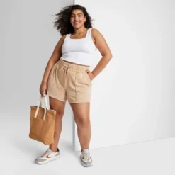 Women's High-Rise Fleece Shorts - Wild Fable™ -Wild Fable GUEST 0181b942 8a08 4da8 bd3a f273b3b6270f