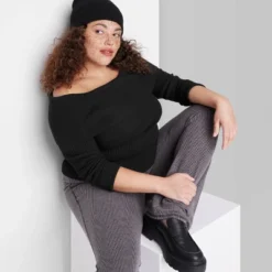 Women's Fitted Off The Shoulder Sweater Top - Wild Fable™ 10 Women's Fitted Off The Shoulder Sweater Top - Wild Fable™ -Wild Fable GUEST 08c072fa 38a7 42b8 9182 c1d8538b88e8