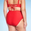 Women's High Waist Cheeky Bikini Bottom - Wild Fable™ Red -Wild Fable GUEST 0c6fdd9d 6ae6 4bbd bbfc 0c830c7481a7