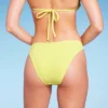 Women's Plisse Textured High Leg Cheeky Bikini Bottom - Wild Fable™ -Wild Fable GUEST 10662362 e54c 40bb 8003 d766c93e5386