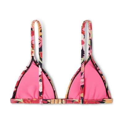 Women's Ribbed Fixed Triangle Bikini Top - Wild Fable™ 8 Women's Ribbed Fixed Triangle Bikini Top - Wild Fable™ - Image 6