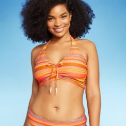 Women's Drawstring Ruched Halter Longline Bikini Top - Wild Fable™ 10 Women's Drawstring Ruched Halter Longline Bikini Top - Wild Fable™ -Wild Fable GUEST 13779408 406f 489b 9782 cc1b7b845c11