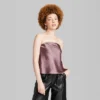 Women's Satin Tube Top - Wild Fable™ -Wild Fable GUEST 15235ec7 8921 4c42 944c 84c3572f524f