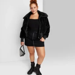 Women's Faux Fur Bomber Jacket - Wild Fable™ 8 Women's Faux Fur Bomber Jacket - Wild Fable™ -Wild Fable GUEST 19f96e76 acb7 4677 9528 a8cedc42762d