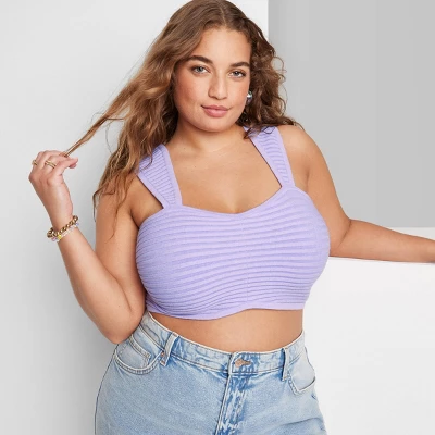 Women's Sweater Tiny Bra Top - Wild Fable™ 7 Women's Sweater Tiny Bra Top - Wild Fable™ - Image 5