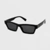 Women's Rectangle Sunglasses - Wild Fable™ Black -Wild Fable GUEST 1fb34d9f 22b8 45d1 a8aa 97063a922508