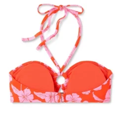 Women's Ring Front Halter Bandeau Bikini Top - Wild Fable™ Orange/Pink Tropical Print 19 Women's Ring Front Halter Bandeau Bikini Top - Wild Fable™ Orange/Pink Tropical Print -Wild Fable GUEST 20f46358 c037 493d bc11 4b83f4e1d15b