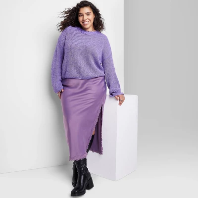 Women's Crewneck Boxy Pullover Sweater - Wild Fable™ 11 Women's Crewneck Boxy Pullover Sweater - Wild Fable™ - Image 9