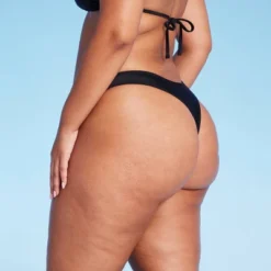 Women's Scoop Front Extra High Leg Thong Bikini Bottom - Wild Fable™ Black 10 Women's Scoop Front Extra High Leg Thong Bikini Bottom - Wild Fable™ Black -Wild Fable GUEST 2366aa18 d171 4622 a3cd b814f337b15d