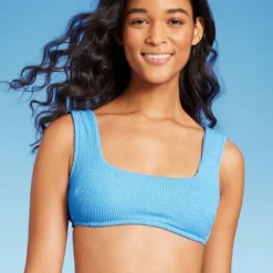 Women's Pucker Square Neck Wide Strap Bralette Bikini Top - Wild Fable™ 13 Women's Pucker Square Neck Wide Strap Bralette Bikini Top - Wild Fable™ -Wild Fable GUEST 23a5c769 9c57 43ef ae2d d1bbe867a541