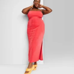 Women's Lace-Up Back Maxi Bodycon Dress - Wild Fable™ -Wild Fable GUEST 25d4302b 9a29 4a2e 97c4 3c2f7422060a