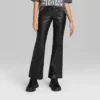 Women's Low-Rise Faux Leather Flare Pants - Wild Fable™ -Wild Fable GUEST 2709c252 a923 4960 b71c b159a91bb371