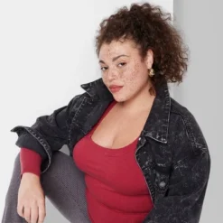 Women's Long Sleeve Scoop Neck T-Shirt - Wild Fable™ -Wild Fable GUEST 272ebe63 6ef9 453c b876 aaa91fe3e9ef