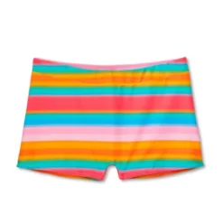 WoWomen's Mid-Waist Shortie Bikini Bottom - Wild Fable™ Multi Striped -Wild Fable GUEST 28936ab3 89b5 4ca6 9860 6bc12249cf37