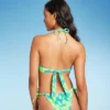 Women's Bead Detail U-Neck Multi-Way Bralette Bikini Top - Wild Fable™ Multi Tropical Print -Wild Fable GUEST 29bc8660 d929 4290 be7a 7440546689a6