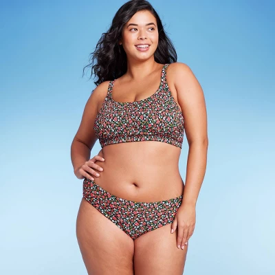 Women's Hipster High Leg Bikini Bottom - Wild Fable™ Multi Floral Print 4 Women's Hipster High Leg Bikini Bottom - Wild Fable™ Multi Floral Print - Image 2