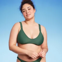 Women's Scrunchie Strap Detail Bralette Bikini Top - Wild Fable™ -Wild Fable GUEST 2d09e530 1bea 4349 a3d5 9f08d3589ad0