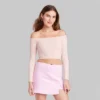 Women's Long Sleeve Off The Shoulder T-Shirt - Wild Fable™ 2 Women's Long Sleeve Off The Shoulder T-Shirt - Wild Fable™ -Wild Fable GUEST 2e7420e0 ec0d 42de bdc1 f48ae652bd40