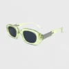 Women's Plastic Metal Combo Crystal Oval Sunglasses - Wild Fable™ Lime Green -Wild Fable GUEST 30a6538d d3dd 4441 b04d 32849da20603