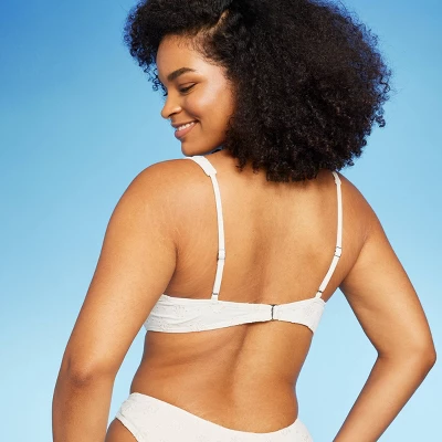 Women's Pointelle Underwire Bikini Top - Wild Fable™ 6 Women's Pointelle Underwire Bikini Top - Wild Fable™ - Image 4