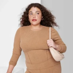 Women's Long Sleeve Corset Seam T-Shirt - Wild Fable™ -Wild Fable GUEST 3775f763 c18c 4887 8c17 e1574898ce7c