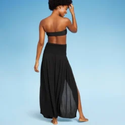 Women's Smocked High Slit Convertible Cover Up Dress - Wild Fable™ 16 Women's Smocked High Slit Convertible Cover Up Dress - Wild Fable™ -Wild Fable GUEST 37a96766 2dd3 4057 98ef caf52b53bfad