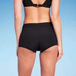 Women's Ribbed Low-Rise Short Bikini Bottom - Wild Fableā¢