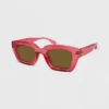 Women's Plastic Chunky Square Crystal Sunglasses - Wild Fable™ Red 1 Women's Plastic Chunky Square Crystal Sunglasses - Wild Fable™ Red -Wild Fable GUEST 3c0db91d 5114 4f9d 9b5a f7e87677eeb7