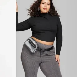 Women's Long Sleeve Mock Neck T-Shirt - Wild Fable™ -Wild Fable GUEST 3d9a5123 c306 4bc0 b443 8374de0350ce