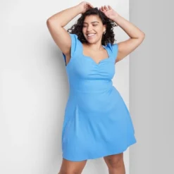 Women's Cap Short Sleeve Fit & Flare Knit Skater Dress - Wild Fable™ -Wild Fable GUEST 44d33e38 594f 4067 8438 50dd5f3eb292