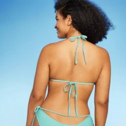 Women's Beaded Strap Triangle Bikini Top - Wild Fable™ -Wild Fable GUEST 47354293 7cc9 4a9c 8918 02ad425440be