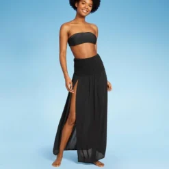 Women's Smocked High Slit Convertible Cover Up Dress - Wild Fable™ 14 Women's Smocked High Slit Convertible Cover Up Dress - Wild Fable™ -Wild Fable GUEST 4a259241 5240 4eaa a845 7416b43b706a