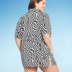 Women's Button-Up Cover Up Short Sleeve Shirtdress - Wild Fable™ -Wild Fable GUEST 4cc4c59a 8d14 4f28 a357 71b49cf3f204