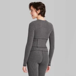 Women's Long Sleeve Corset Seam T-Shirt - Wild Fable™ -Wild Fable GUEST 4eb3dacb 016b 4749 8b81 988720b5c361