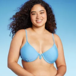 Women's V-Front Underwire Bikini Top - Wild Fable™ Bright Blue 11 Women's V-Front Underwire Bikini Top - Wild Fable™ Bright Blue -Wild Fable GUEST 4f4518d4 0a24 4282 87b0 39cec2695837