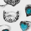 Heart Turquoise Ring Set 6pc - Wild Fable™ Silver 7 2 Heart Turquoise Ring Set 6pc - Wild Fable™ Silver 7 -Wild Fable GUEST 50d45c9b 735b 4b24 ba29 509faaa49924