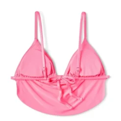 Women's Cowl Neck Longline Bralette Bikini Top - Wild Fable™ Pink Shine -Wild Fable GUEST 5280526c 75bb 4724 bba3 41df1c3a9c9e