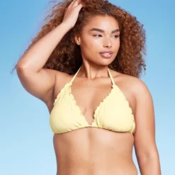 Women's Ruffle Triangle Bikini Top - Wild Fable™ 15 Women's Ruffle Triangle Bikini Top - Wild Fable™ -Wild Fable GUEST 528d9b12 a1f4 448f a09b 53244495bb60