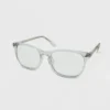 Women's Crystal Rectangle Blue Light Filtering Glasses - Wild Fable™ Clear -Wild Fable GUEST 536e9f1e 1a50 4149 9a59 4e620ca10f6f
