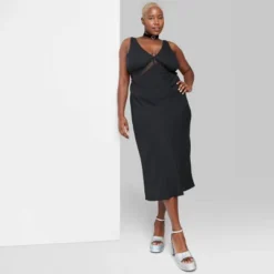 Women's Lace Detail Slip Midi Dress - Wild Fable™ -Wild Fable GUEST 55db01e9 50fb 4ee8 93c9 1c85b822998c