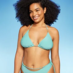 Women's Beaded Strap Triangle Bikini Top - Wild Fable™ -Wild Fable GUEST 56af6eaf 120f 4f04 aa91 960f10cdf95a