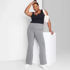 Women's High-Waisted Flare Leggings - Wild Fable™ Heather Gray -Wild Fable GUEST 5877deeb 8cae 4bea 975c d3fd99e363c9