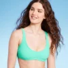 Women's Pucker Textured Bralette Bikini Top - Wild Fable™ Sea Green 1 Women's Pucker Textured Bralette Bikini Top - Wild Fable™ Sea Green -Wild Fable GUEST 5ae016de 2e3e 4af3 90fd b4a4b1377ff9