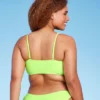 Women's Lace-Up Longline Bikini Top - Wild Fable™ Neon Green 2 Women's Lace-Up Longline Bikini Top - Wild Fable™ Neon Green -Wild Fable GUEST 5c744199 d101 4077 a587 17c125af7c46