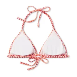 Women's Ribbed Triangle Bikini Top - Wild Fable™ Geo Print -Wild Fable GUEST 5c9ecea6 c8a3 49fa b5ae 3372e2899d03