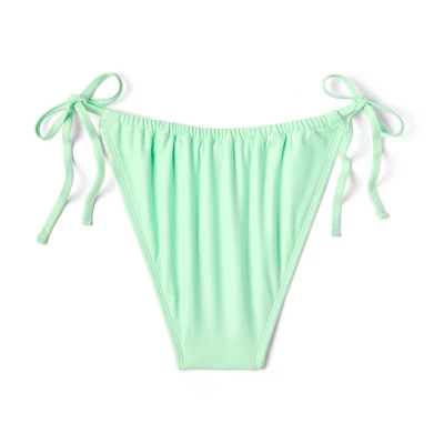 Women's Adjustable Coverage Side-Tie Bikini Bottom - Wild Fable™ Light Green 8 Women's Adjustable Coverage Side-Tie Bikini Bottom - Wild Fable™ Light Green - Image 6