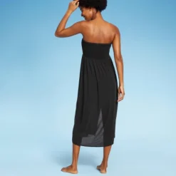 Women's Smocked High Slit Convertible Cover Up Dress - Wild Fable™ 17 Women's Smocked High Slit Convertible Cover Up Dress - Wild Fable™ -Wild Fable GUEST 6212655b 4036 44d6 b50a b431c1a1b874