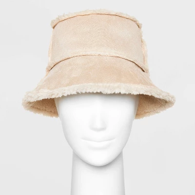 Faux Shearling Bucket Reversible Hat - Wild Fable™ 4 Faux Shearling Bucket Reversible Hat - Wild Fable™ - Image 2