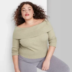 Women's Fitted Off The Shoulder Sweater Top - Wild Fable™ 13 Women's Fitted Off The Shoulder Sweater Top - Wild Fable™ -Wild Fable GUEST 6620f07f aa1c 4441 991c c94509ff7647